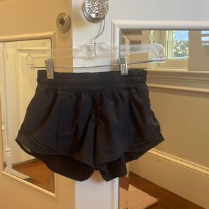 Black lululemon shorts
